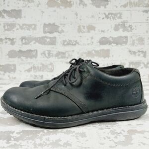 Timberland Summit Mens Black Lace Up Leather Oxford Shoes C645